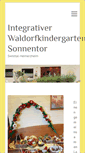 Mobile Screenshot of integrativer-kiga-sonnentor.de